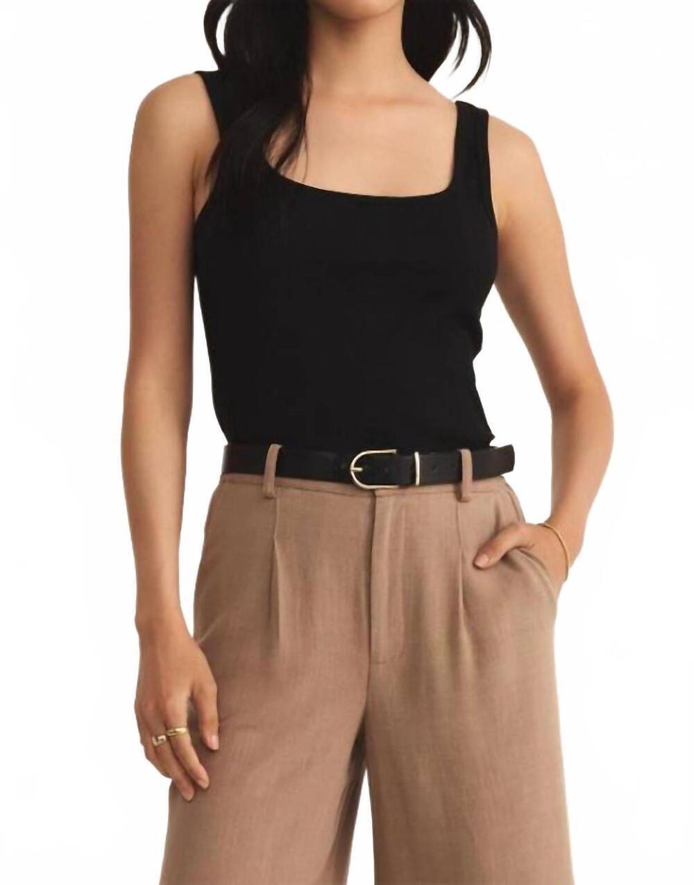 NEW Z SUPPLY women's danya tank top in black